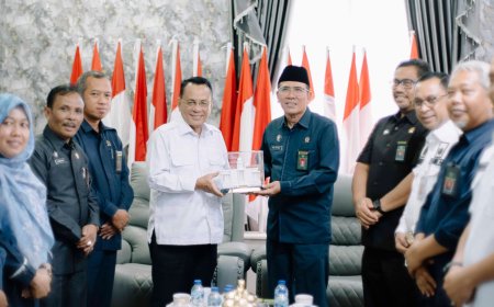 Bistamam Sambut Kunjungan Silaturahmi Ketua Pengadilan Tinggi Agama Riau