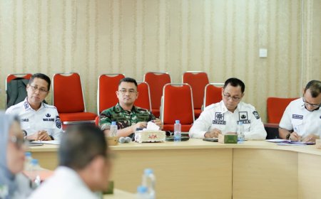 Wakil Bupati Rohil Rapat Bersama Kodim 0321 Rapat Percepatan Pembangunan KD KMP