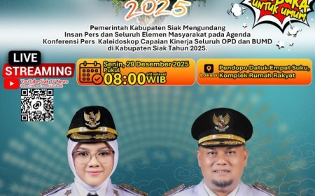 Kaleidoskop 2025: Ajang Pertanggungjawaban Publik Pemerintah Kabupaten Siak