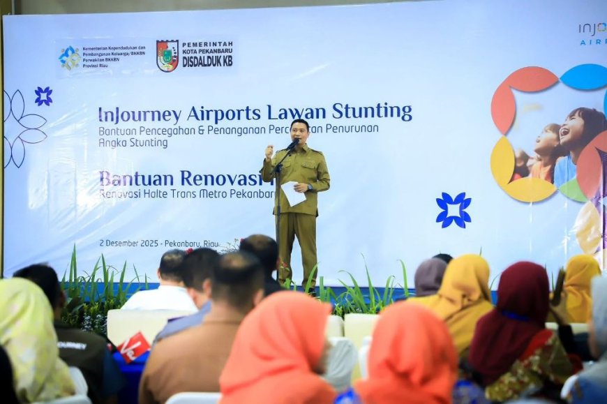 Markarius Sampaikan Apresiasi PT Angkasa Pura II Salurkan Bantuan Gizi untuk 150 Balita Stunting