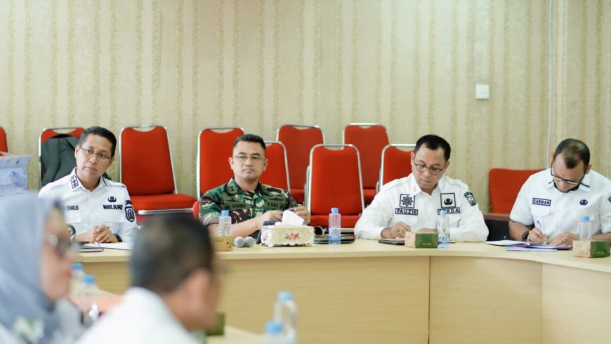 Wakil Bupati Rohil Rapat Bersama Kodim 0321 Rapat Percepatan Pembangunan KD KMP