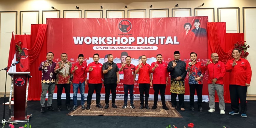 Bupati Bengkalis Apresiasi Workshop Digital PDI Perjuangan