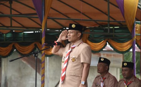 Wakil Bupati Bengkalis Resmikan Perkemahan Akbar Pondok Pesantren Darussalam