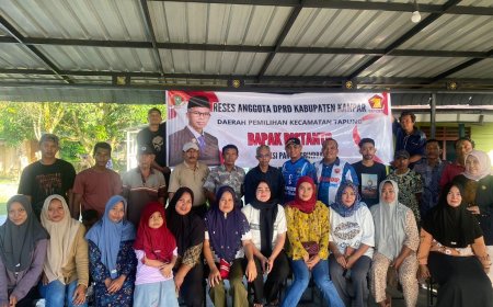 Ketua Komisi I DPRD Kampar Ristanto Dibanjiri Aspirasi Masyarakat Di Dapil III