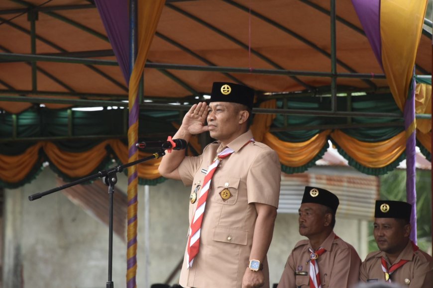 Wakil Bupati Bengkalis Resmikan Perkemahan Akbar Pondok Pesantren Darussalam