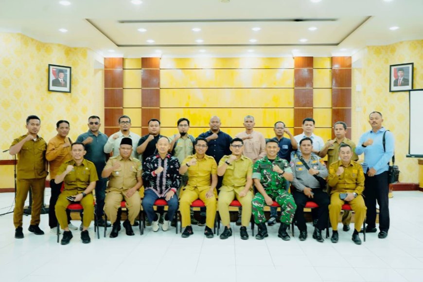 Wakil Bupati Rohil Pimpin Rapat Percepatan Perbaikan Jalan Lintas