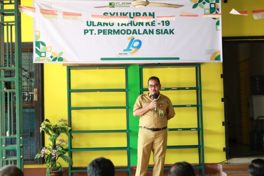 Sekertaris Daerah Siak Apresiasi Capaian Laba HUT ke-19 Persi
