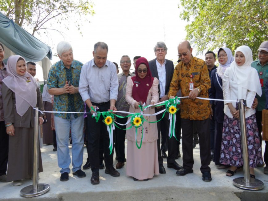 Wakil Bupati Kampar Misharti Hadiri Soft Launching Kebun Raya Universitas Pahlawan
