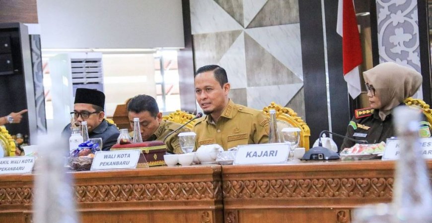 Pemko Bersama Forkopimda Pekanbaru Bahas Penertiban Kabel Fiber Optik