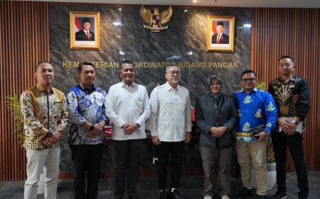 Bupati Siak Temui Menko Pangan, Bahas Penguatan Ketahanan Pangan dan Kampung Nelayan