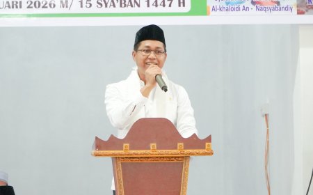 Resmikan Madrasah Suluk Syech Abdul Manan, Wabup Rohil Jhony Charles: Ini Benteng Spiritual Generasi Muda