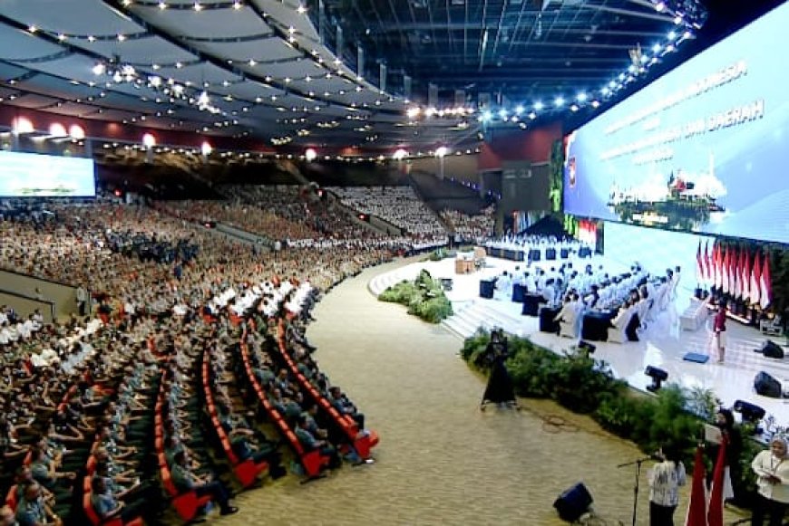 Bupati Bistamam Dan Wabup Jhony Hadiri Rakornas Pemerintah Di Sentul