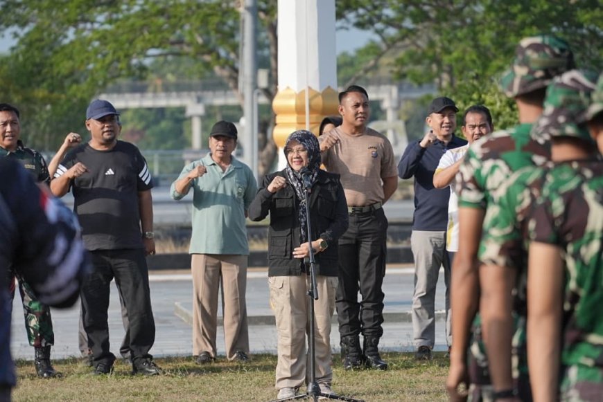 Gotong Royong Serentak di Siak, Bupati Afni Ingatkan Bersih-Bersih Tanggung Jawab Semua Pihak