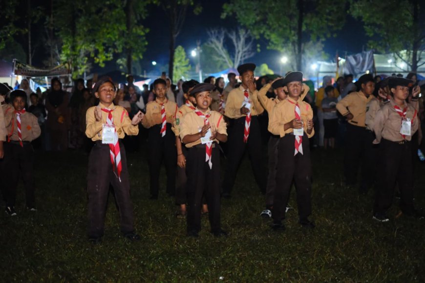 Bupati Siak Buka Perkemahan Akbar II dan Lomba Ketangkasan Penggalang