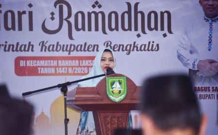 Bupati Bengkalis Jalin Silaturahmi Ramadan Di Bandar Laksamana
