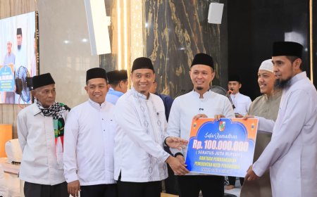 Wako dan Wawako Pekanbaru Safari Ramadan Masjid Al Hijrah