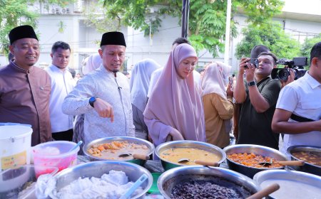 Wako dan Wawako Pekanbaru Tinjau Pasar Ramadan di WR Supratman