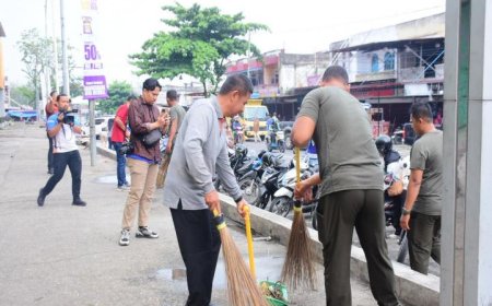 Bupati Kampar Pimpin Gotong Royong Masal Dukung Gerakan Indonesia ASRI