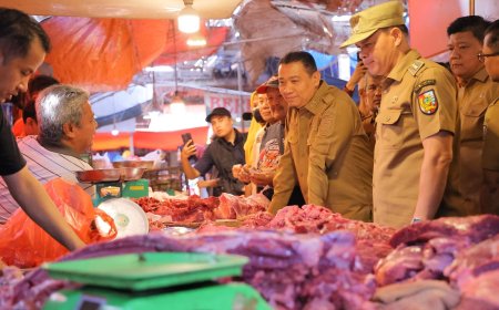 Jelang Lebaran Wawako Pekanbaru Sidak Pasar Simpang Baru