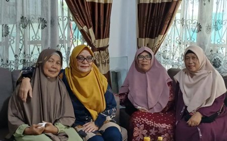 Halal bi halal Idul Fitri 1447 H Majelis Taklim Babul Husna Desa Salo