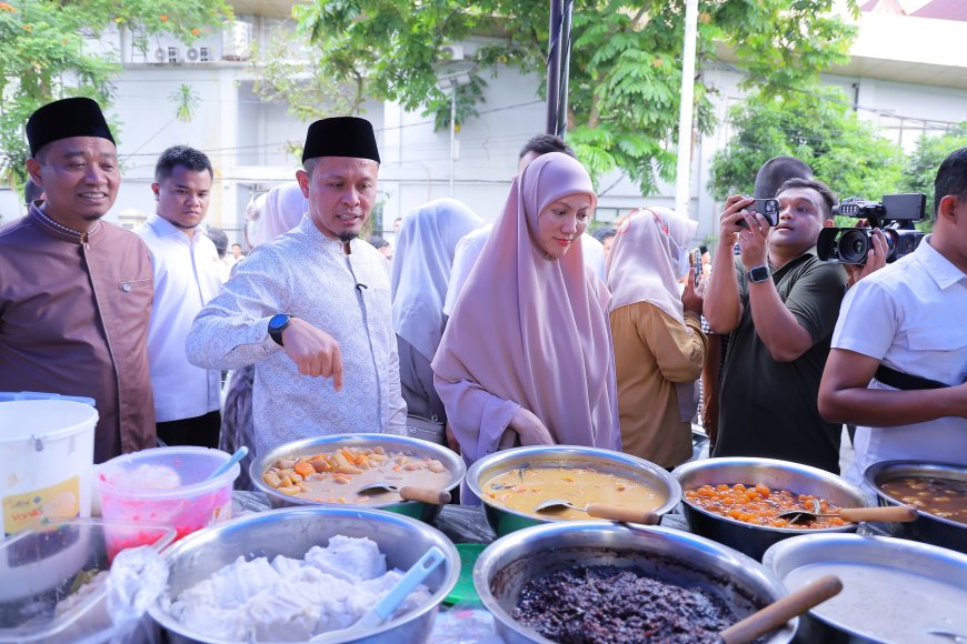Wako dan Wawako Pekanbaru Tinjau Pasar Ramadan di WR Supratman