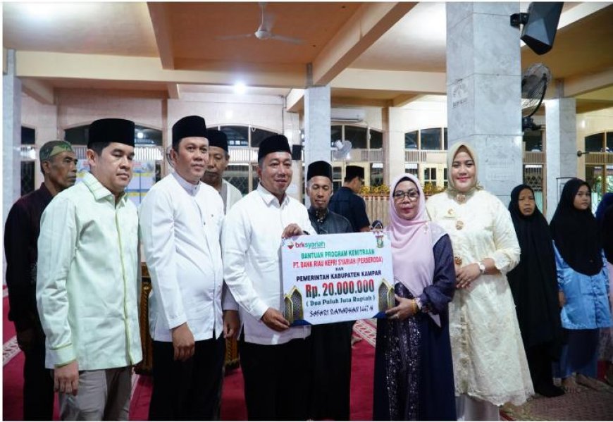 Wabup Misharti Resmikan Bank Beras dan Serahkan Sejumlah Bantuan