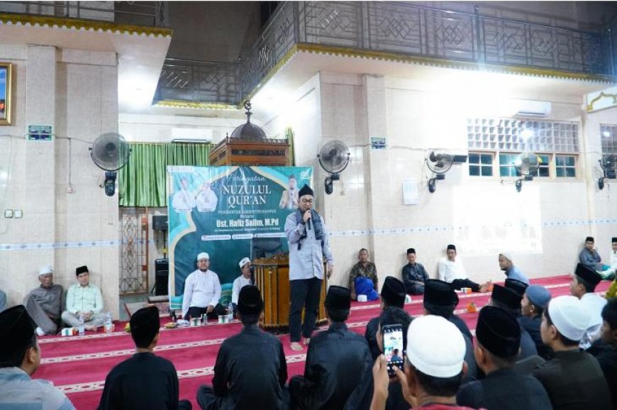 Peringati Nuzulul Qur’an 1447 H, Pemkab Kampar Datangkan Ust. Hafiz Salim Pemeran Bang Salim pada Sinetron Si Entong ke Masjid Al Ittihad Kuok
