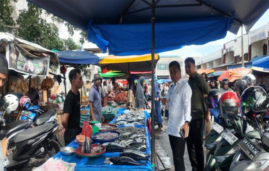 Bupati Kampar Tinjau Pasar Inpres Bangkinang