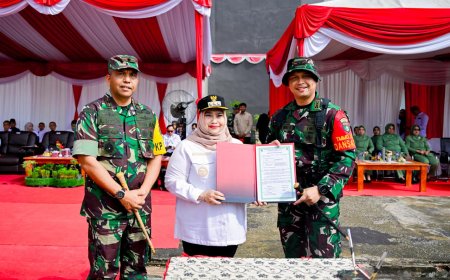 Bupati Kasmarni Tekankan Semangat Gotong Royong saat Membuka TMMD ke-128 di Pinggir