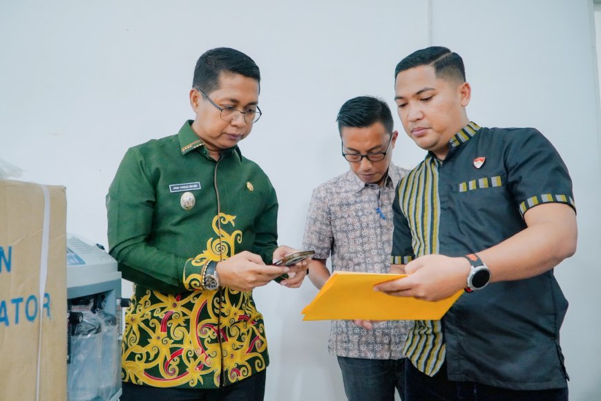 Wabup Rohil Sidak Alkes 483 Juta Cegah Asap