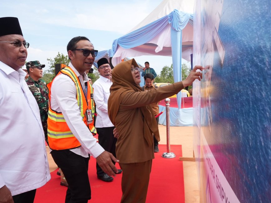 Bupati Afni Resmikan Galangan Kapal MNS di KITB, Dorong Geliat Ekonomi Maritim