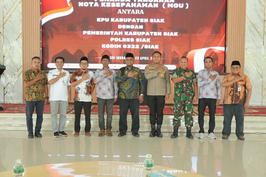 Pemkab Siak Pastikan Pemilu Aman dan Berkualitas, Perkuat Sinergi Lintas Lembaga