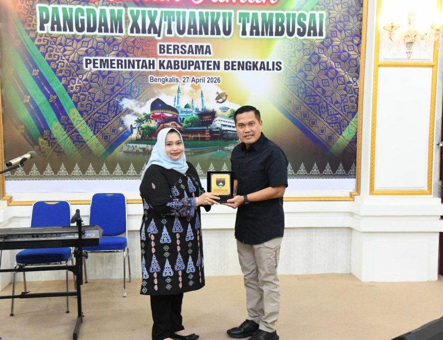 Sinergi Untuk Negeri Bupati Bengkalis Sambut Kunjungan Pangdam XIX