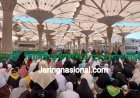 Pemerintah Arab Saudi Pasang Payung Pendingin Berteknologi Tinggi di Area Wukuf Arafah untuk Haji 2026