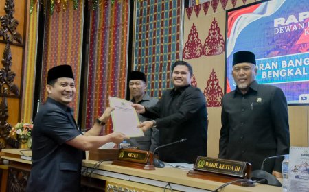 Wabup Bengkalis Sampaikan Laporan Banggar LKPJ Bupati Tahun Ini
