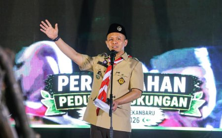 Resmikan Bumi Perkemahan Tunas Kencana Wali Kota Pekanbaru Bangga