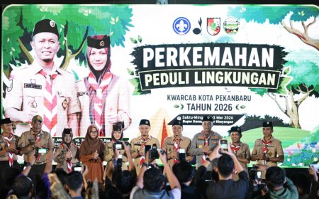 Pekanbaru Kembangkan RTHB 150 Hektare Usai Resmikan Bumi Perkemahan