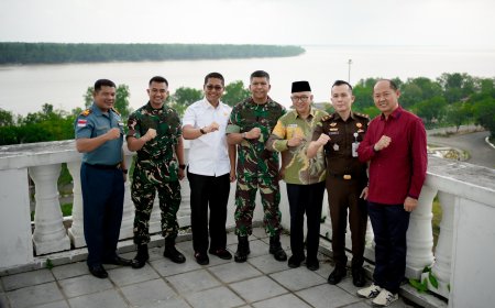 Wabup Rohil Jhony Charles Sambut Hangat Kunjungan Kerja Danrem