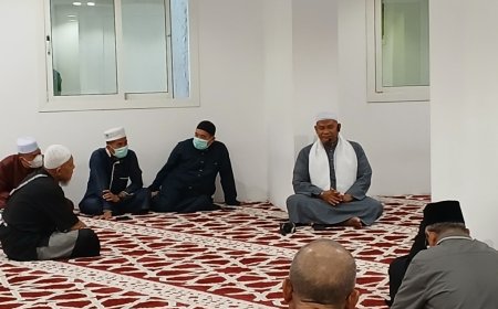 Jemaah Haji Kampar Seksama Dengarkan Bimbingan Perjalanan Armuzna