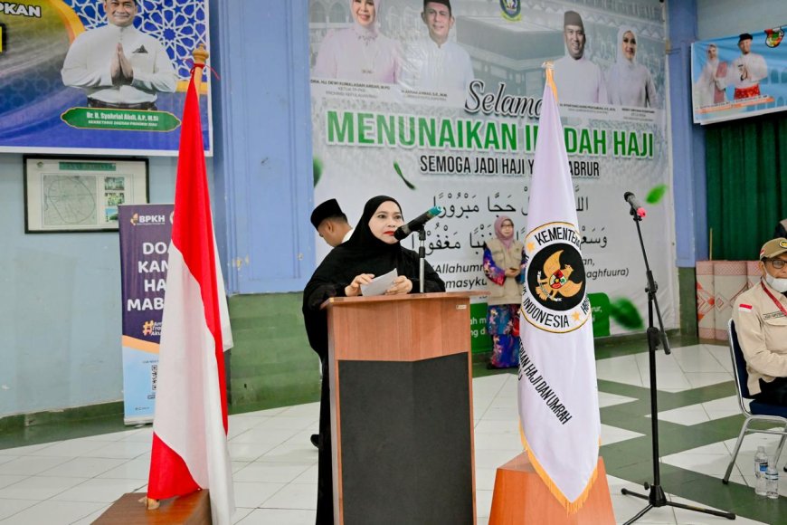 Bupati Kasmarni Lepas Keberangkatan 396 Jemaah Haji Asal Bengkalis