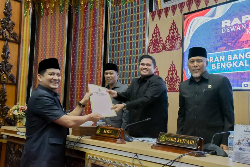 Wabup Bengkalis Sampaikan Laporan Banggar LKPJ Bupati Tahun Ini