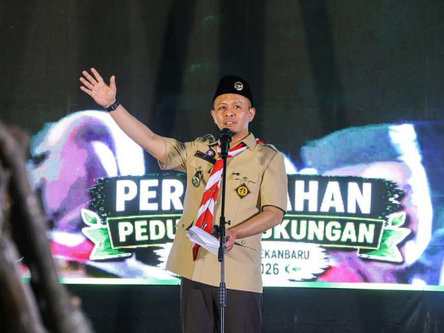 Resmikan Bumi Perkemahan Tunas Kencana Wali Kota Pekanbaru Bangga