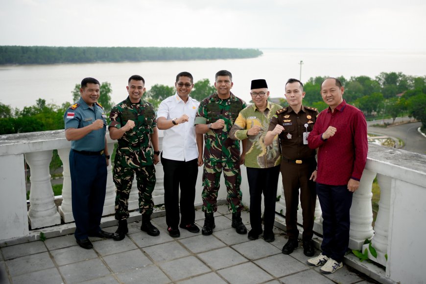 Wabup Rohil Jhony Charles Sambut Hangat Kunjungan Kerja Danrem