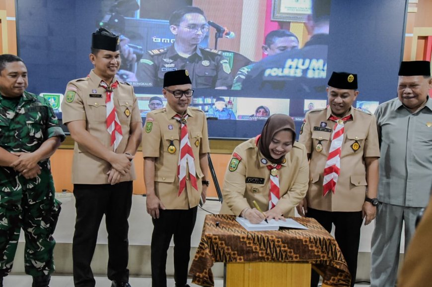 Luncurkan Buku Profil Ulama Bupati Bengkalis Ajak Teladani Perjuangan