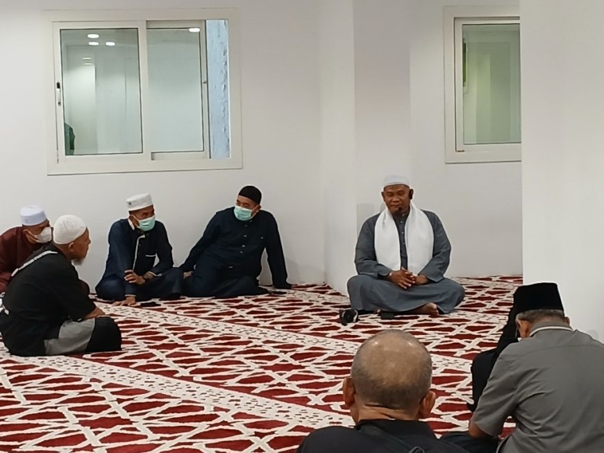 Jemaah Haji Kampar Seksama Dengarkan Bimbingan Perjalanan Armuzna