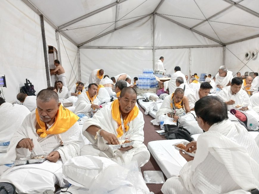 Nikmatnya Bermalam Di Tenda Arafah