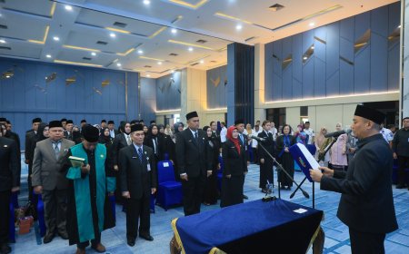Sebanyak Empat Puluh Dua Pejabat Dilantik Wawako Pekanbaru
