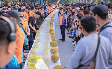 Festival Talam Durian HUT Pekanbaru Dihadiri Ratusan Ribu Orang Pengunjung