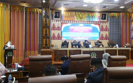 Harap Segera Disahkan Bupati Bengkalis Sampaikan Ranperda Pertanggungjawaban APBD