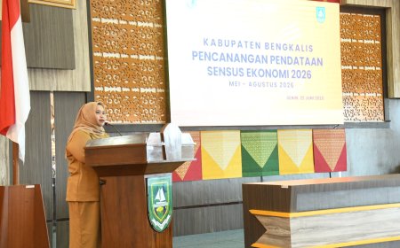 Sensus Ekonomi Dimulai Bupati Bengkalis Ajak Semua Pihak Sukseskan Pendataan
